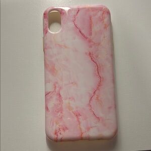 Marble Pink Phone Case- iPhone X/Xs
